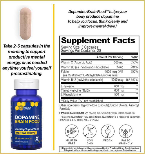 Dopamine Brain Food Supplement