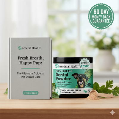 Fresh Breath Dental Powder for Dogs (60 servings)